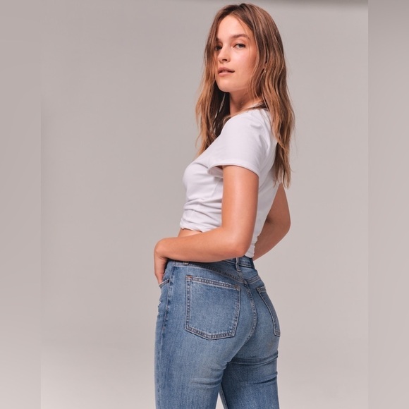 Abercrombie & Fitch High Rise Skinny Jeans size 29/8R - Picture 4 of 15